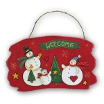 18525-KH44 рождественский декор WELCOME 33*20-1