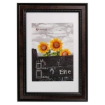 42567-Фоторамка W3274-Коричневый 20*30, с паспарту 15*21 см-1