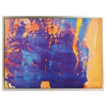 12170-Декор на холсте FP0619 Abstract Framed Jeans 70x50cm-1
