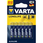 24103-Батарейка VARTA Longlife LR03-6BL AAA-1