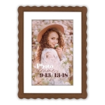 46707-Фоторамка VM523B LIONE BROWN 20X30 с паспарту 15X20-1