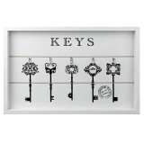 23581-Ключница ML-5678 белая открытая-1