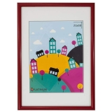 23616-Фоторамка Палитра красный 21x30 с ножкой-1