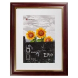 42565-Фоторамка W3243-Махагон 20*30, с паспарту 15*21 см-1