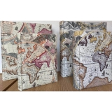 44131-Фотоальбом BD-100PG/bl MAPS (стр. 29*32см)-1