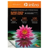 24091-Фотобумага Intro GLA4-160-100 глянцевая 160 г/м2 А4 100л-1