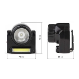 42798-Фонарь ЭРА GA-501 налобный Гранит [3Вт COB + 3Вт LED, ближ ак Армия России-1