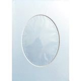 1405-Паспарту Ultra white 21*29.7 см фото 15*20 см oval-1