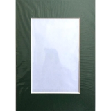 1424-Паспарту Forest green 21*29.7 см фото 15*20 см-1