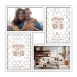 46001-Фоторамка VL146W BARI WHITE 4X10X15 (27x27)-1