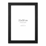 46586-Фоторамка 18x15 Black 24x30 МДФ-1