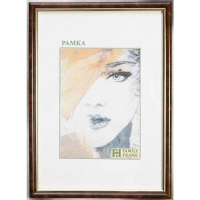 22934-Фоторамка 2005.11 21*29,7 коричневый мрамор-1