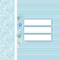 40844-Фотоальбом GE242420B CINZIA BLUE 24X24-2