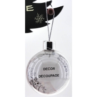 41687-Фоторамка DECOR-DECOUPAGE-шар 8,5см-2