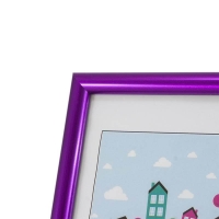 42419-Фоторамка Палитра фиолетовый металлик 21*30-2