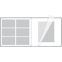 13733-Фотоальбом Q021258 Celebrazione Wedding 80 стр. 33x33см Ivory-3