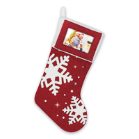 43807-Фоторамка TT29 рождественская CHRISTMAS SOCKS 10*15 h46см-1