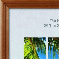 23985-Фоторамка Image Art сосна c18 50*70 Орех пластик-2