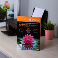 24091-Фотобумага Intro GLA4-160-100 глянцевая 160 г/м2 А4 100л-3