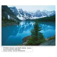 14725-Декор на стекле FP04036 Moraine Lake Banff Alberta 60x80см-1