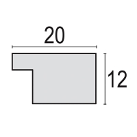 44483-Фоторамка UB2823 XIAN 20*30-8