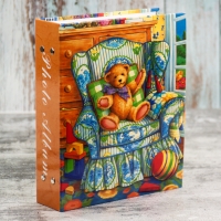 24149-Фотоальбом 100 фото PP-46100S Детский альбом (Мишки-3) (12727)-2