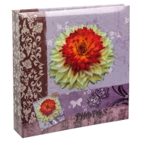 24160-Фотоальбом 200 фото С-46200L (бум.с МЕМО) Цветочная коллекция-12 (22421)-4