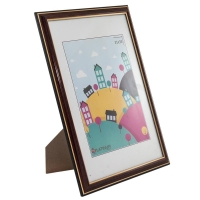 24182-Фоторамка Interior Office 288 21*30 красное дерево с ножкой-2