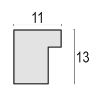 45031-Фоторамка NP34B EDISON BLACK 30*40 с паспарту 20*30-6