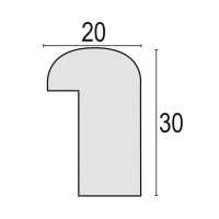 45092-Фоторамка GN264W GENOVA WHITE 40*60-5