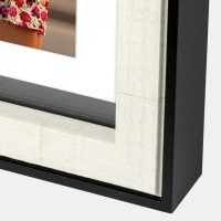 45113-Фоторамка RZ323W ROMA WHITE 20*30 с паспарту 15*20-4