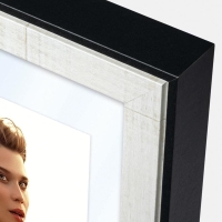 45113-Фоторамка RZ323W ROMA WHITE 20*30 с паспарту 15*20-3