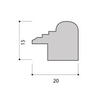 24167-Фоторамка Светосила сосна c20 40*40-6