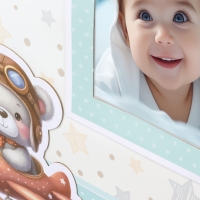 45481-Фотоальбом BP24242B BRIAN BLUE 24X24/20-4