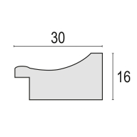 45354-Фоторамка TG134W ARLES WHITE 30*40-5
