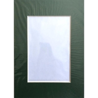 1424-Паспарту Forest green 21*29.7 см фото 15*20 см-1