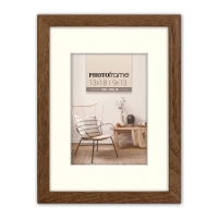 46071-Фоторамка 1322-070 30x40 BROWN с паспарту 20x30-1