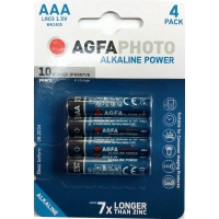24338-Батарейка AgfaPhoto Micro AAA, LR03, BP4-1