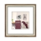 43505-Фоторамка DN920B PALMI BROWN 20*20 с паспарту 15*15-1