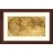 13632-Декор в раме FP0883 World Map 40x60см с петл. для навески-1